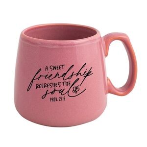 Pink Friendship Quote Mug
